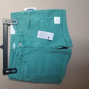 NWT Old Navy 5" Mid-Rise Distressed Cuffed Shorts Size 0